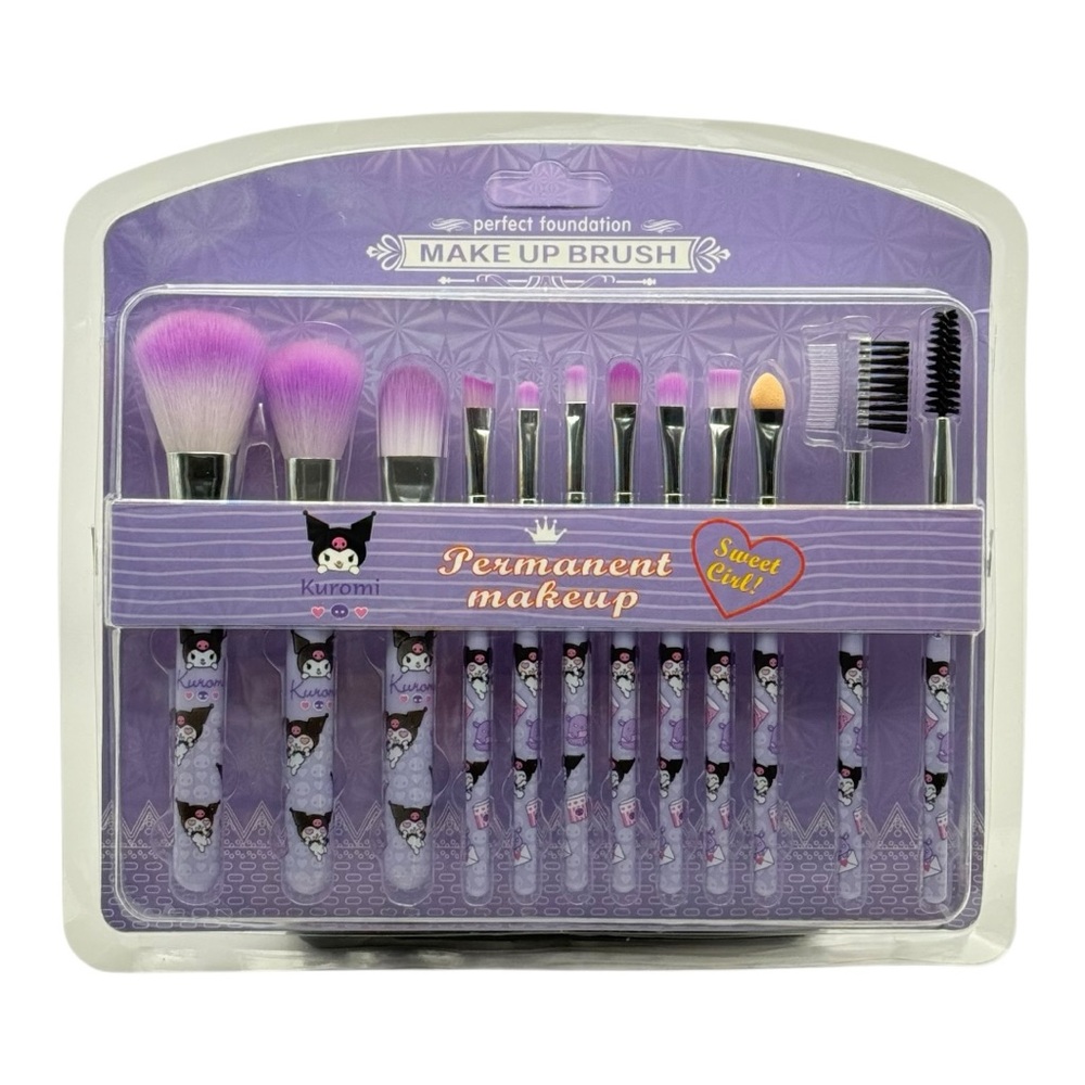 Kumori Purple Makeup Brush Set